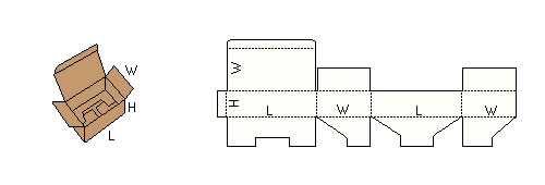 Top tuck with tuck lock base